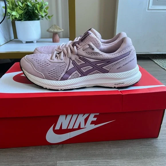 ASICS Women’s Gel Contend 7 ‘Barely Rose’ 1012A911 - Picture 1 of 6